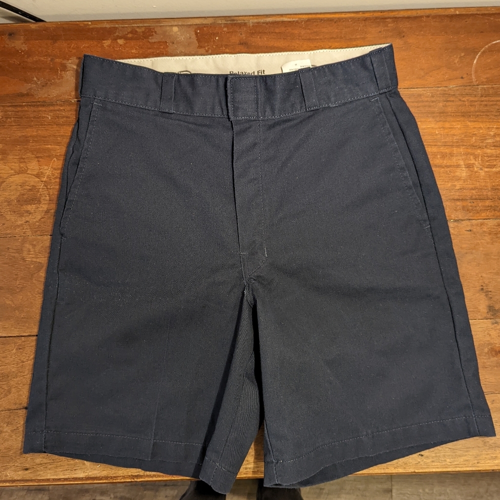 Men's Dickies Shorts Navy 30 8" Inseam